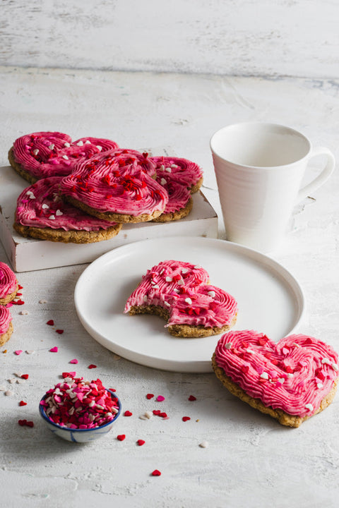 vegan gluten-free Sweet Heart Cookie 