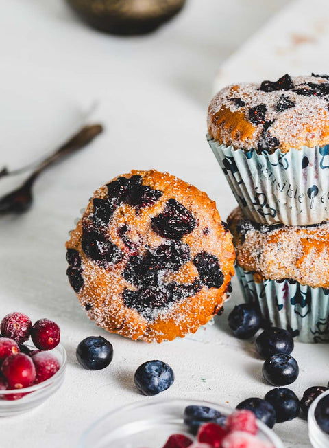 Vanilla Berry Bliss Muffin Vegan Gluten-free