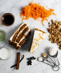Vegan & Gluten-Free Carrot Cake Slice Ingredients