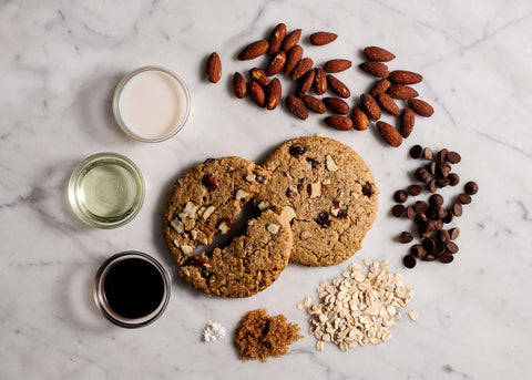 vegan gluten free salted almond cookie
